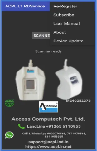 APCL L1 RD Service App Interface