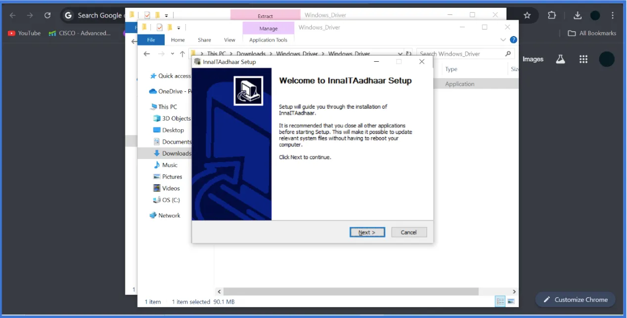 Installation Interface