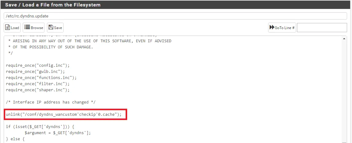 editar archivo rc.dyndns.update en el sistema de archivos