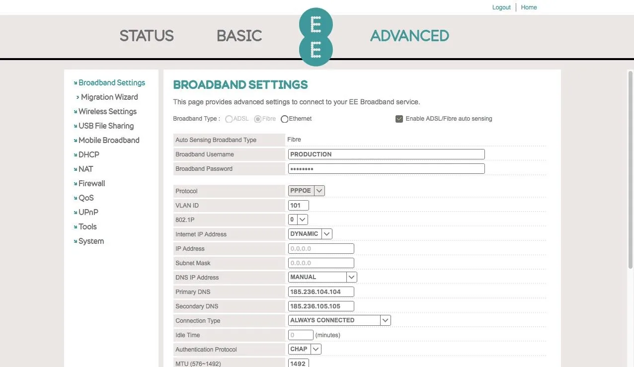 Configuración de DNS de FlashStart