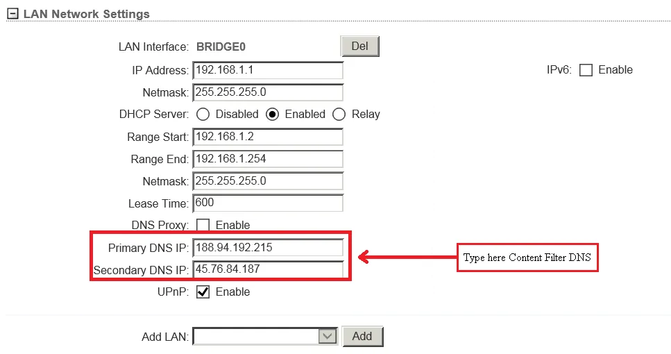 Configuración de DNS de FlashStart