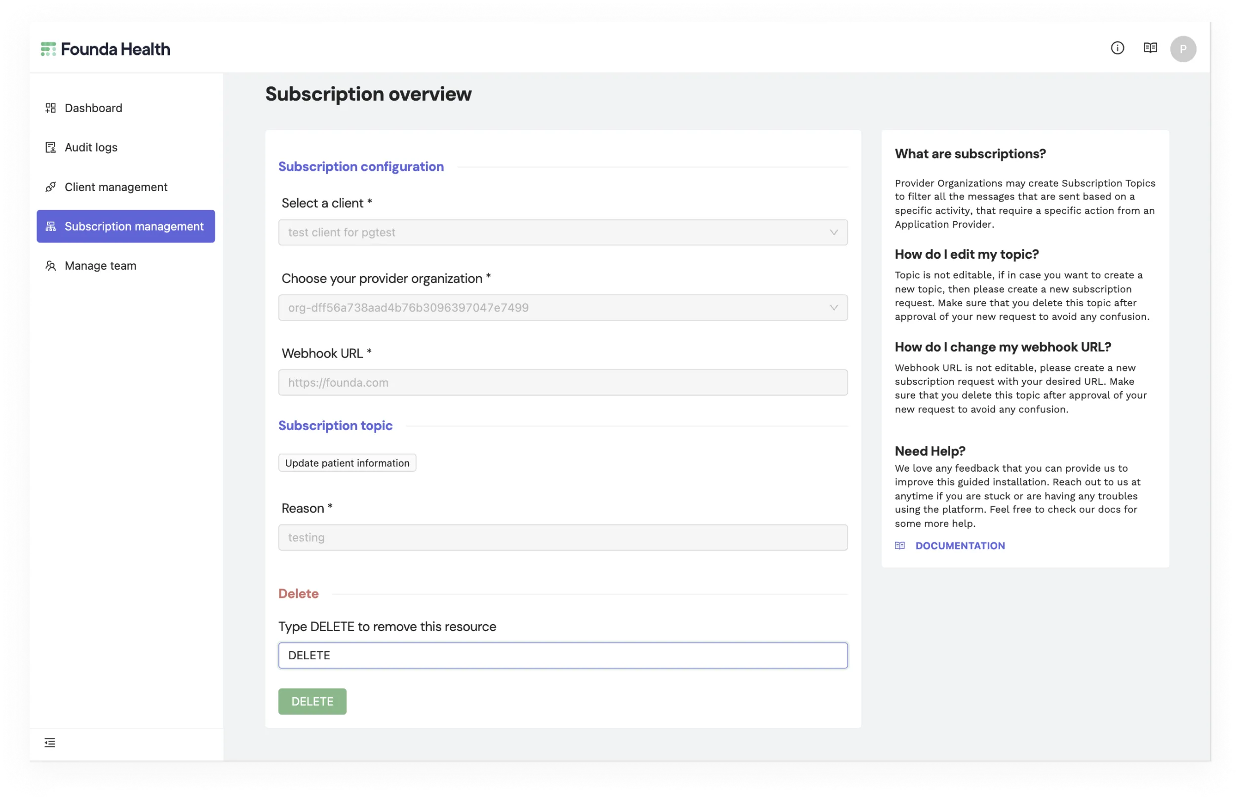subscriptions
