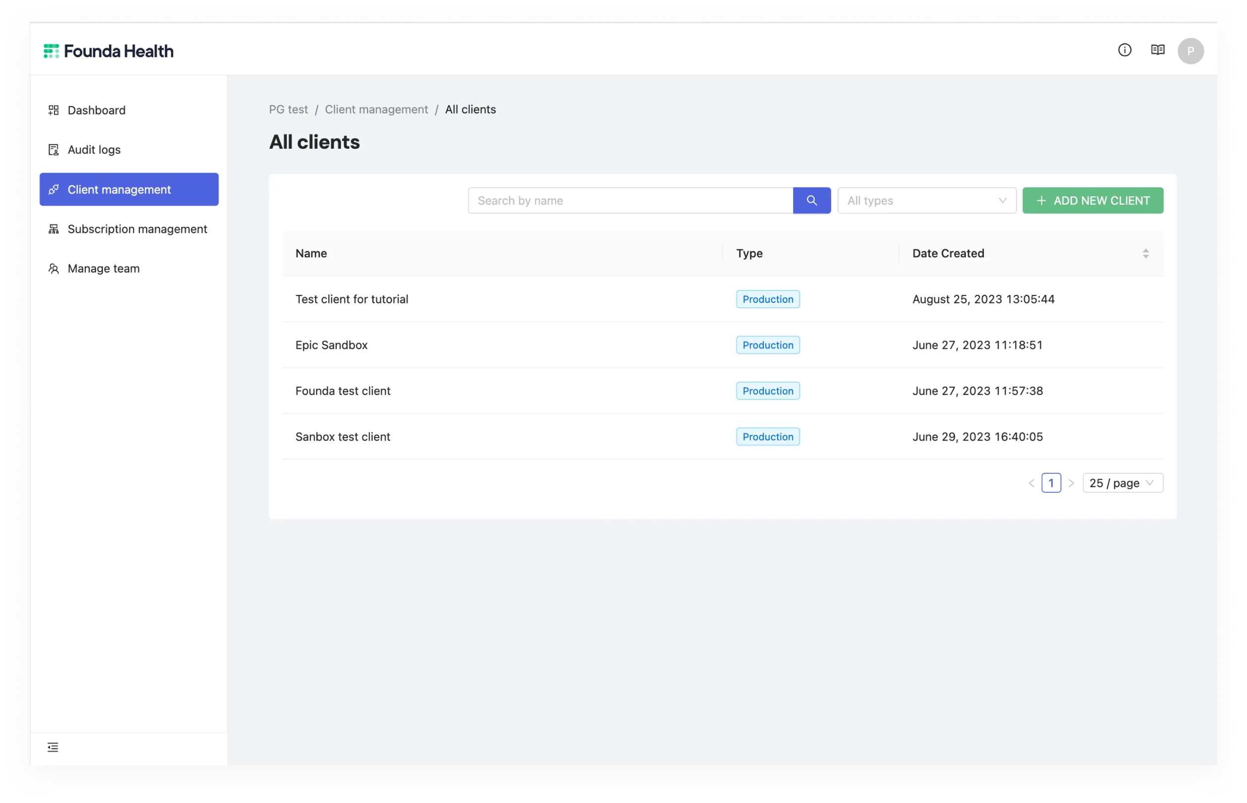founda client