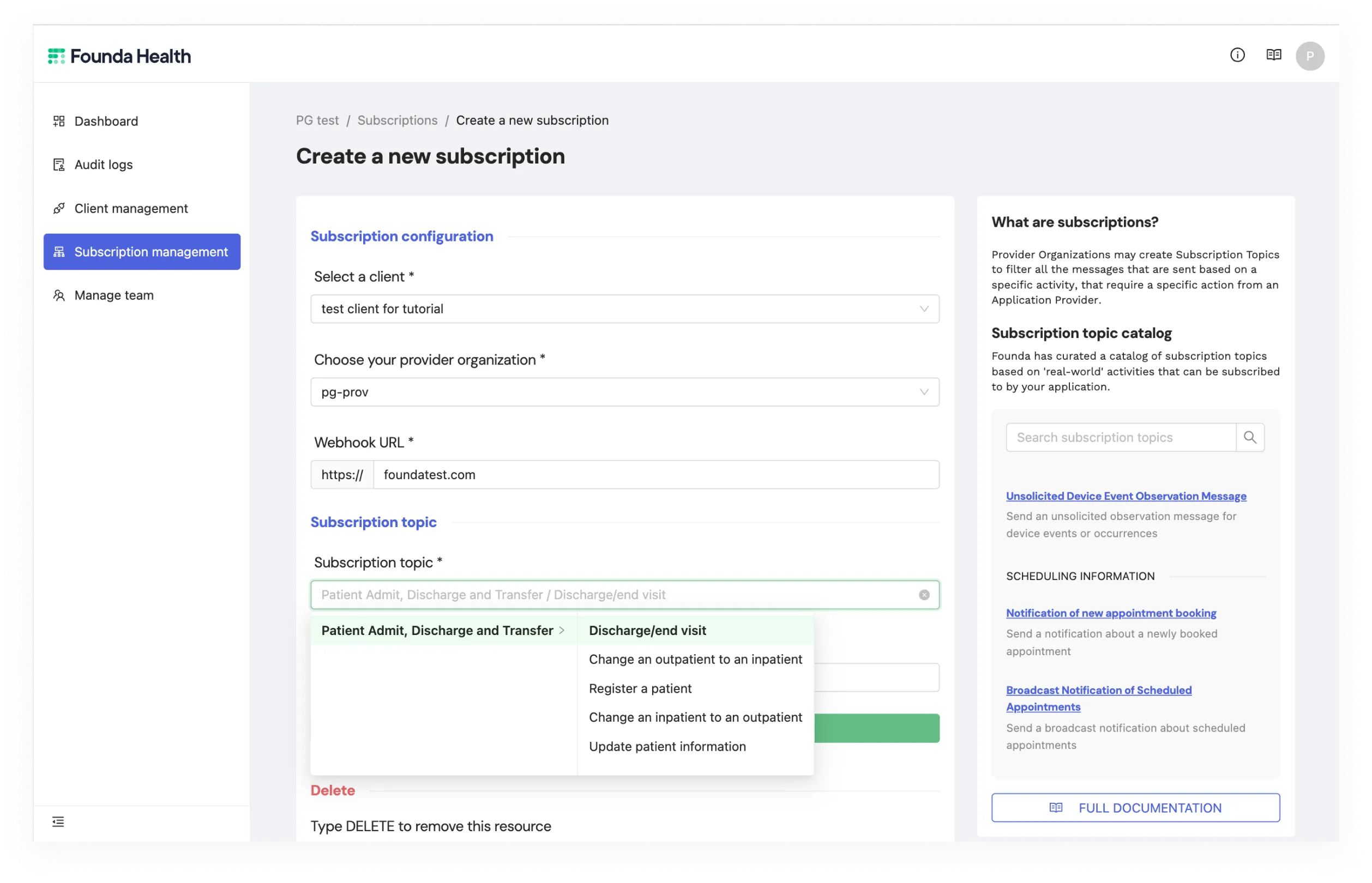 subscriptions