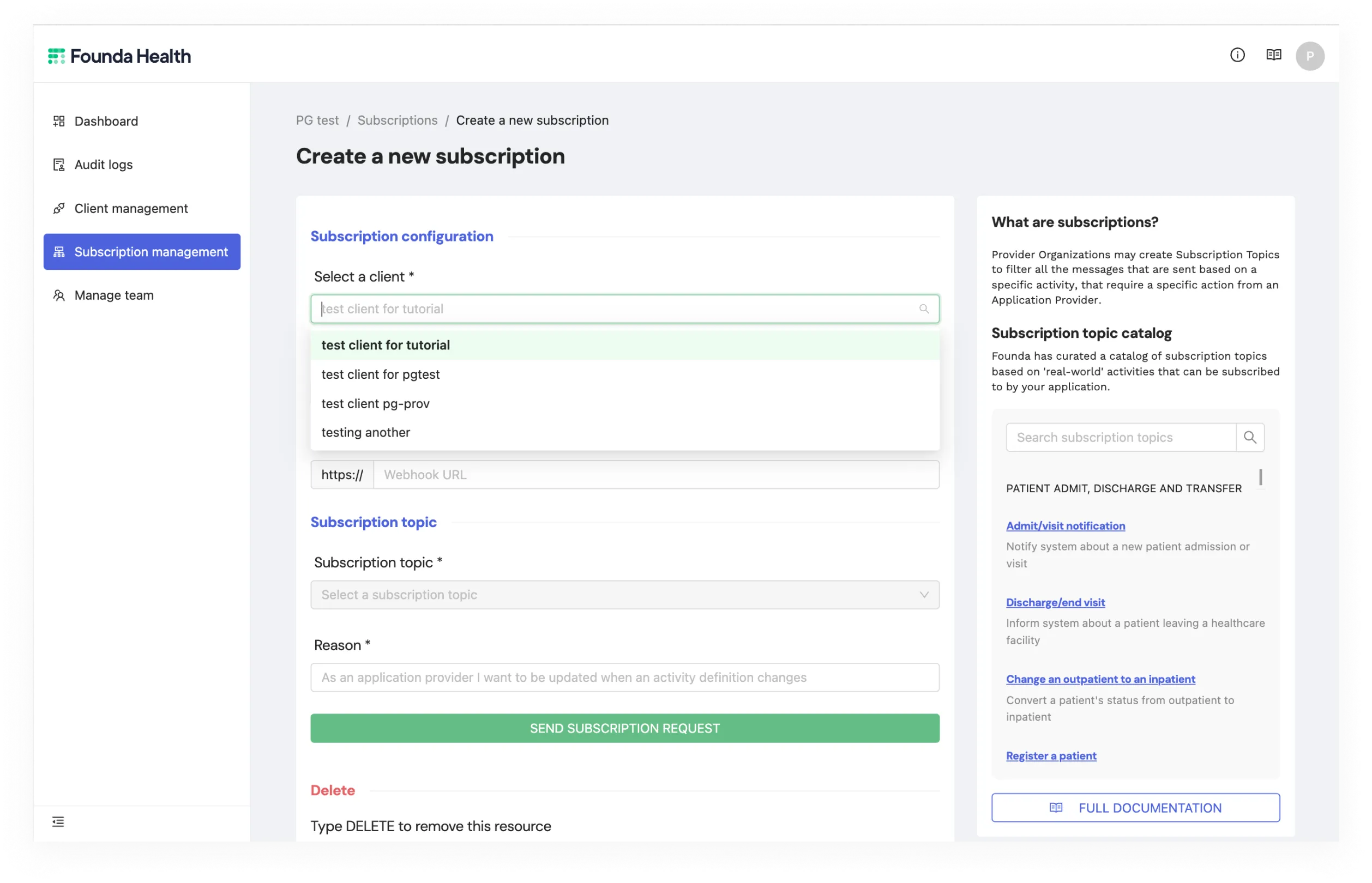 subscriptions