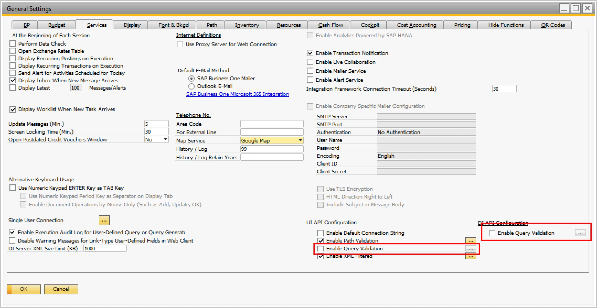 General Settings