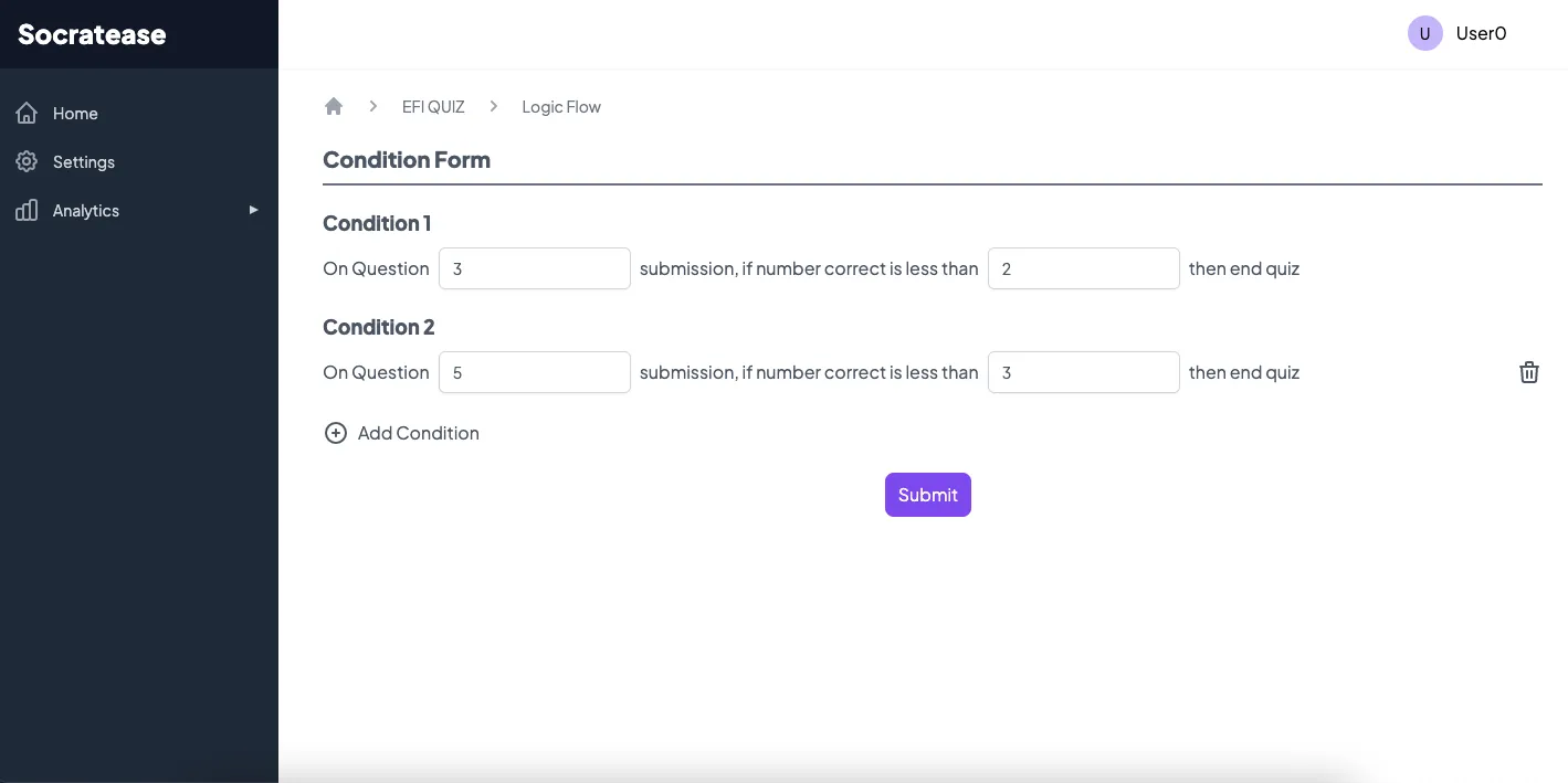 Example for Logic Flow