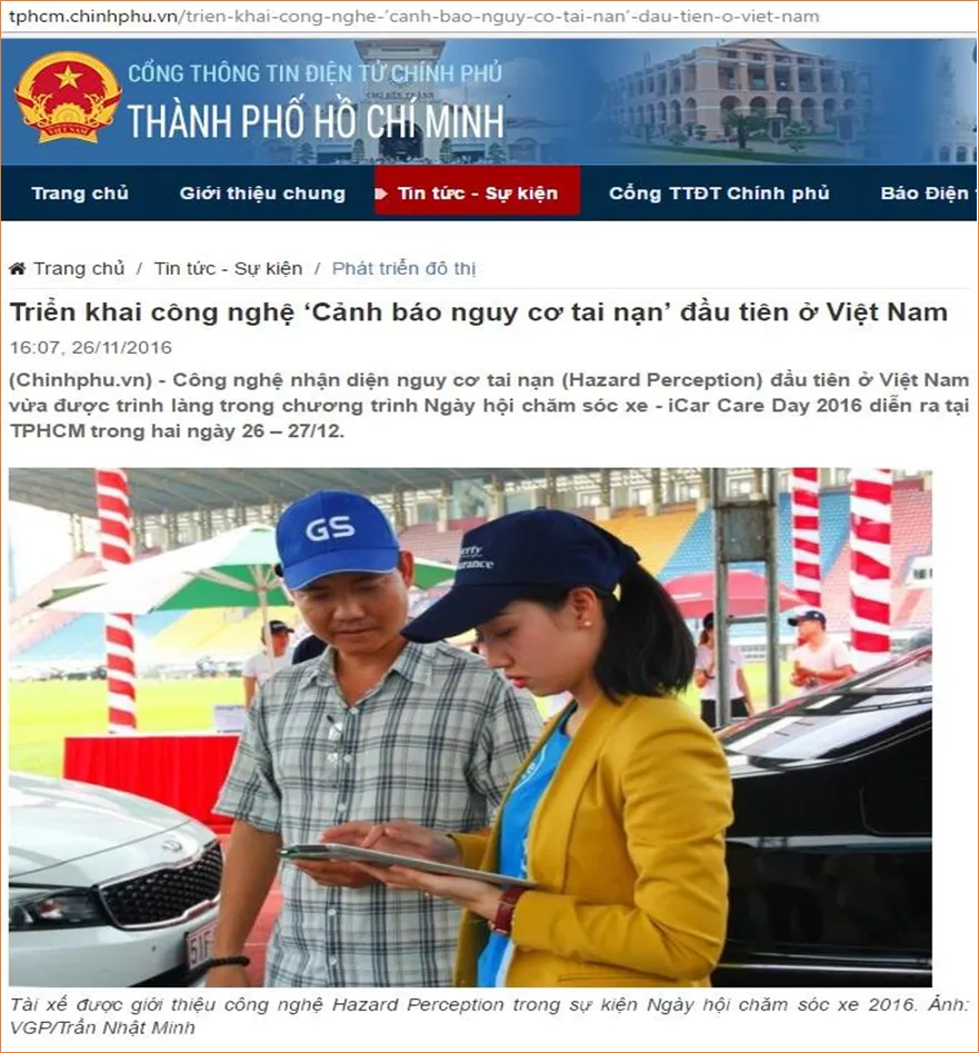Giới thiệu công nghệ Nhận diện nguy cơ tai nạn trên cổng thông tin điện tử chính phủ