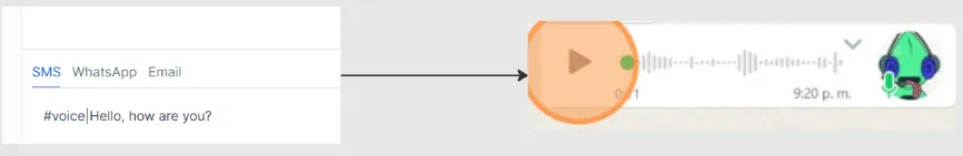 Command preview