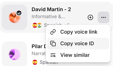 Voice ID