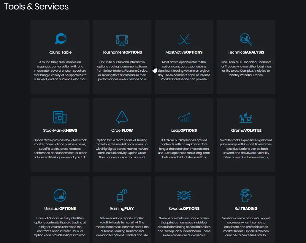 Tools and Services