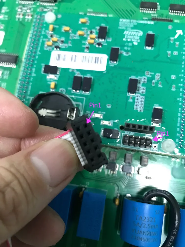 ต่อ pin1 เข้าหากัน ต่อ pin1 เข้าหากัน