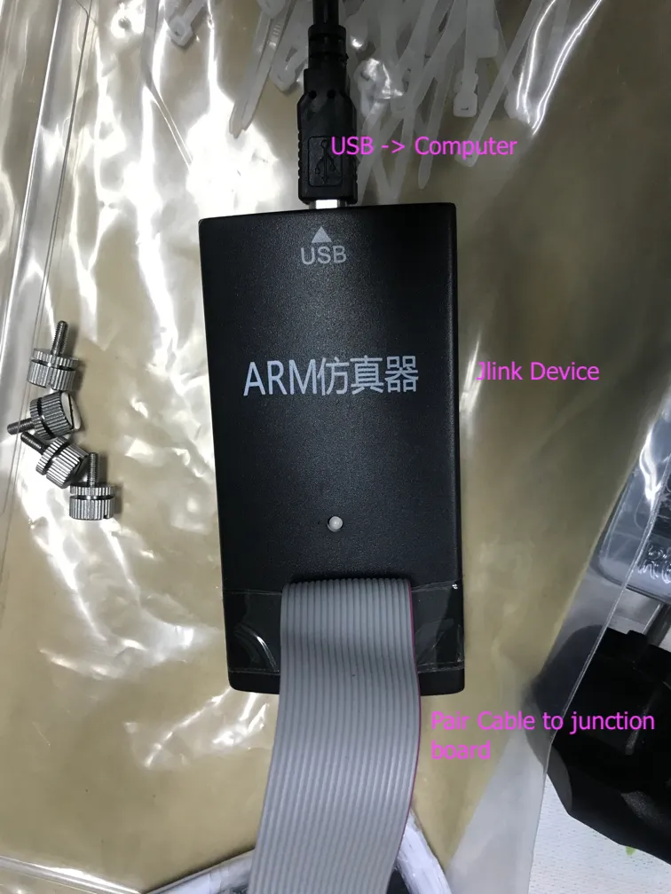 Module Jlink อุปกรณ์ Jlink ต่อ USB ->Computer (windows10) Module Jlink อุปกรณ์ Jlink ต่อ USB ->Computer (windows10)