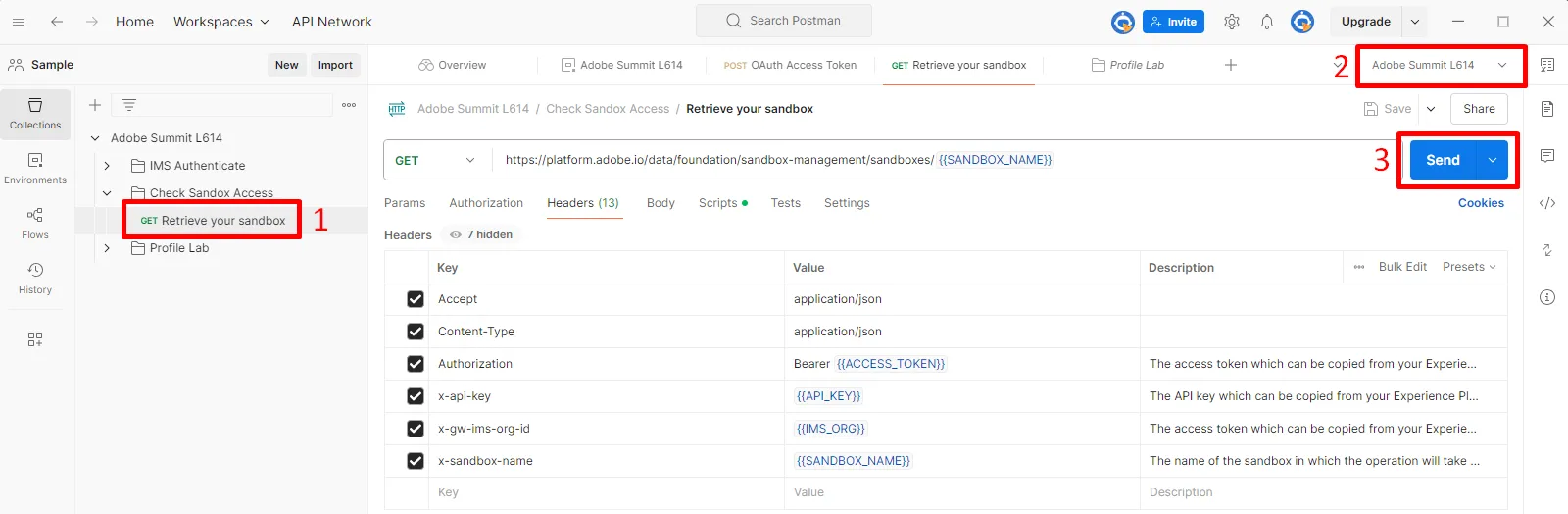 Validate Sandbox Access