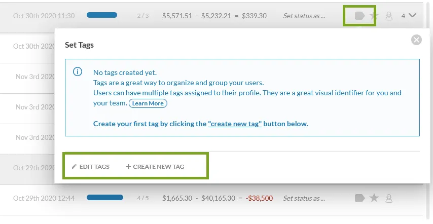 create new tag
