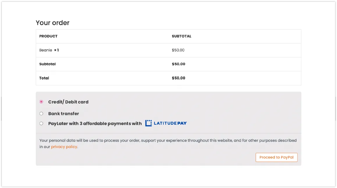 PayLater with 3 affordable payments