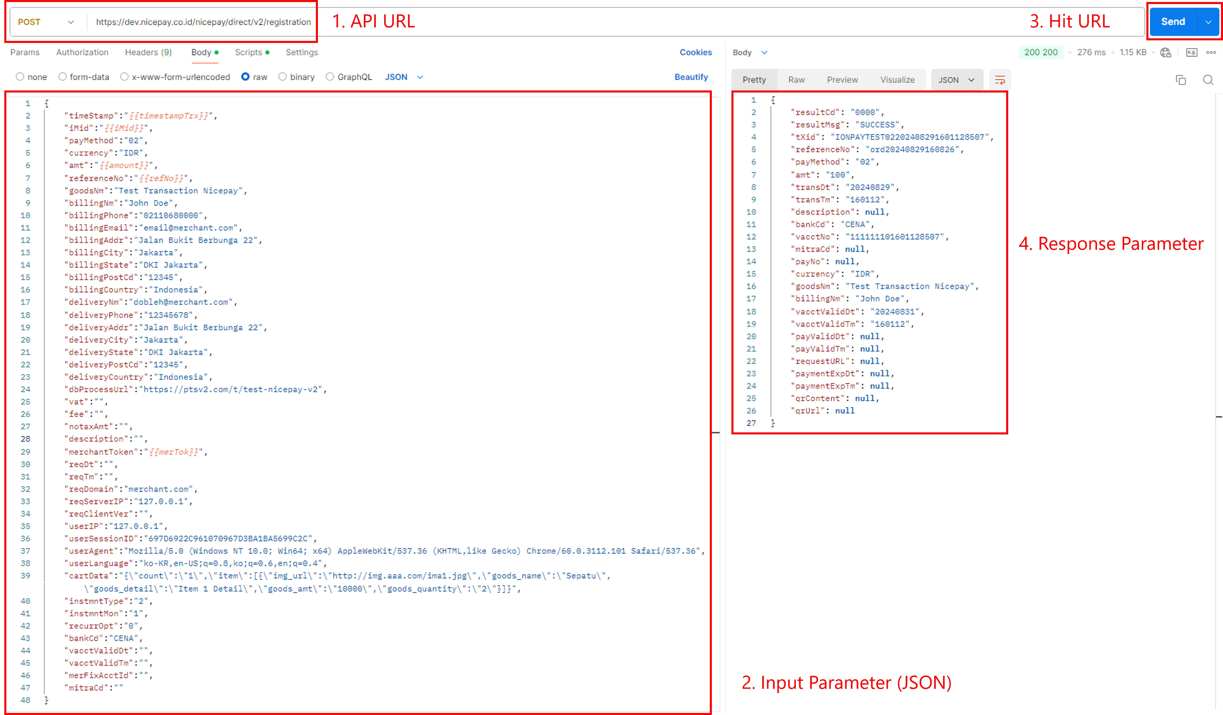 Testing Payment API