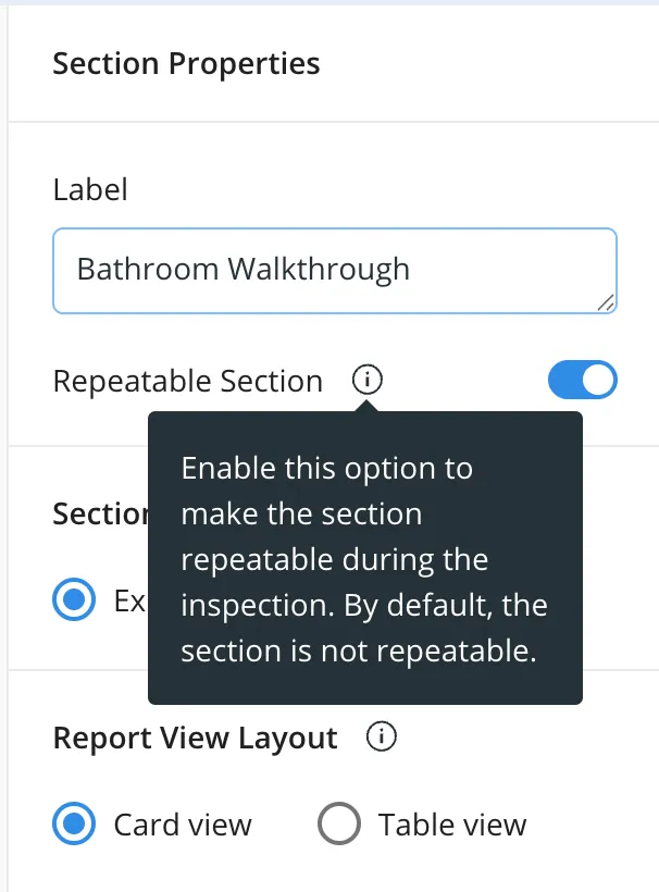 Toggle on Repeatable Sections Toggle on Repeatable Sections