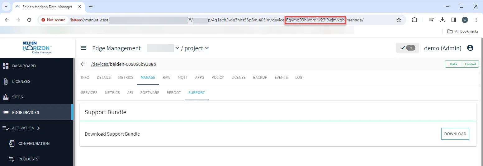 Edge Device ID parameter