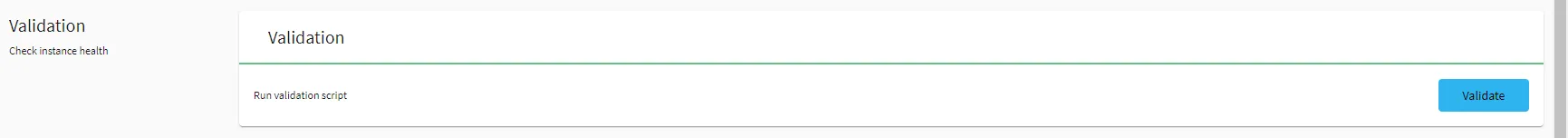 Validation Validation