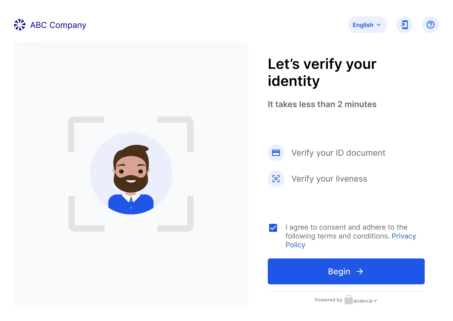 User Consent Screen