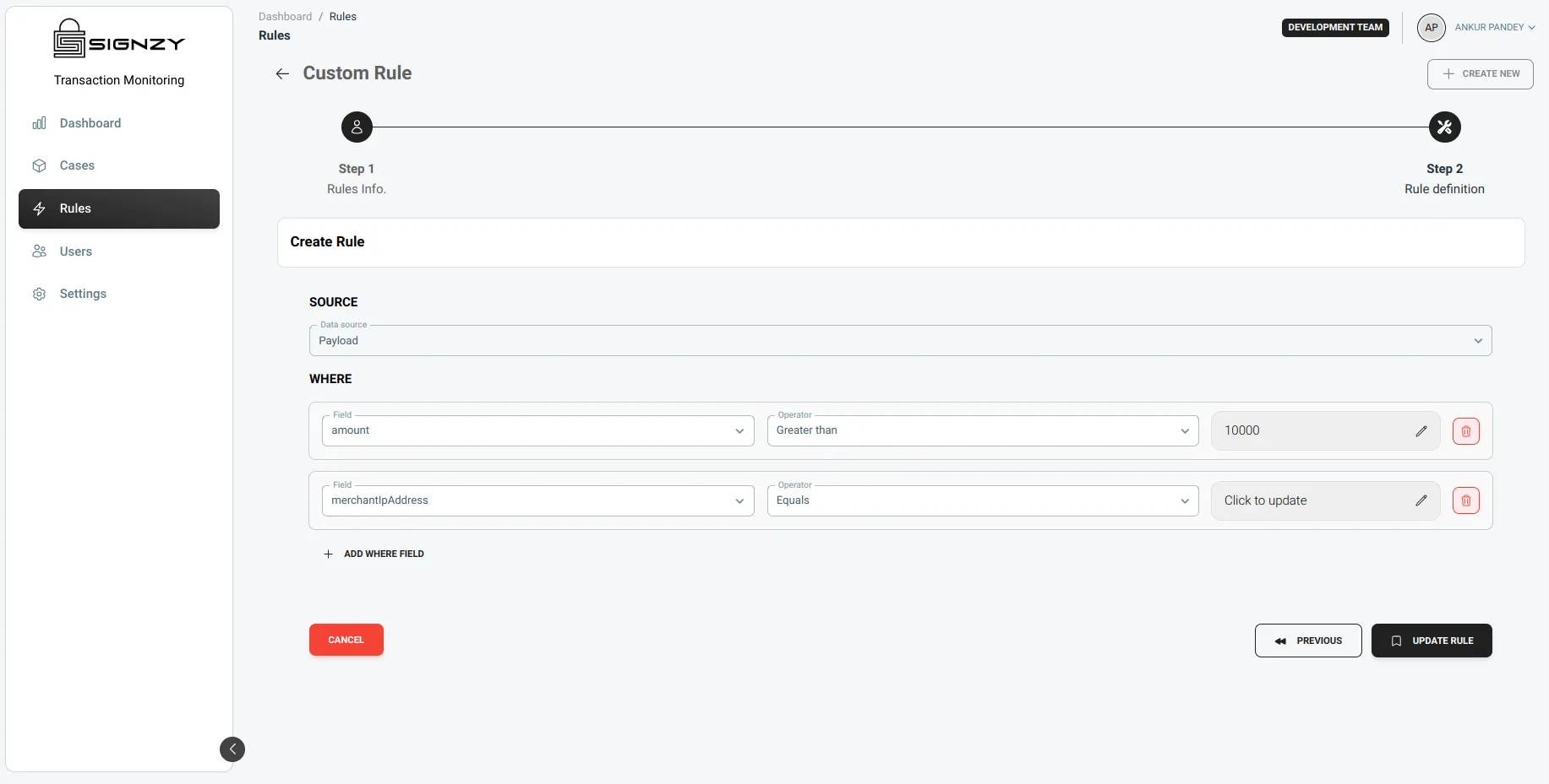 Basic Rule Creation Basic Rule Creation