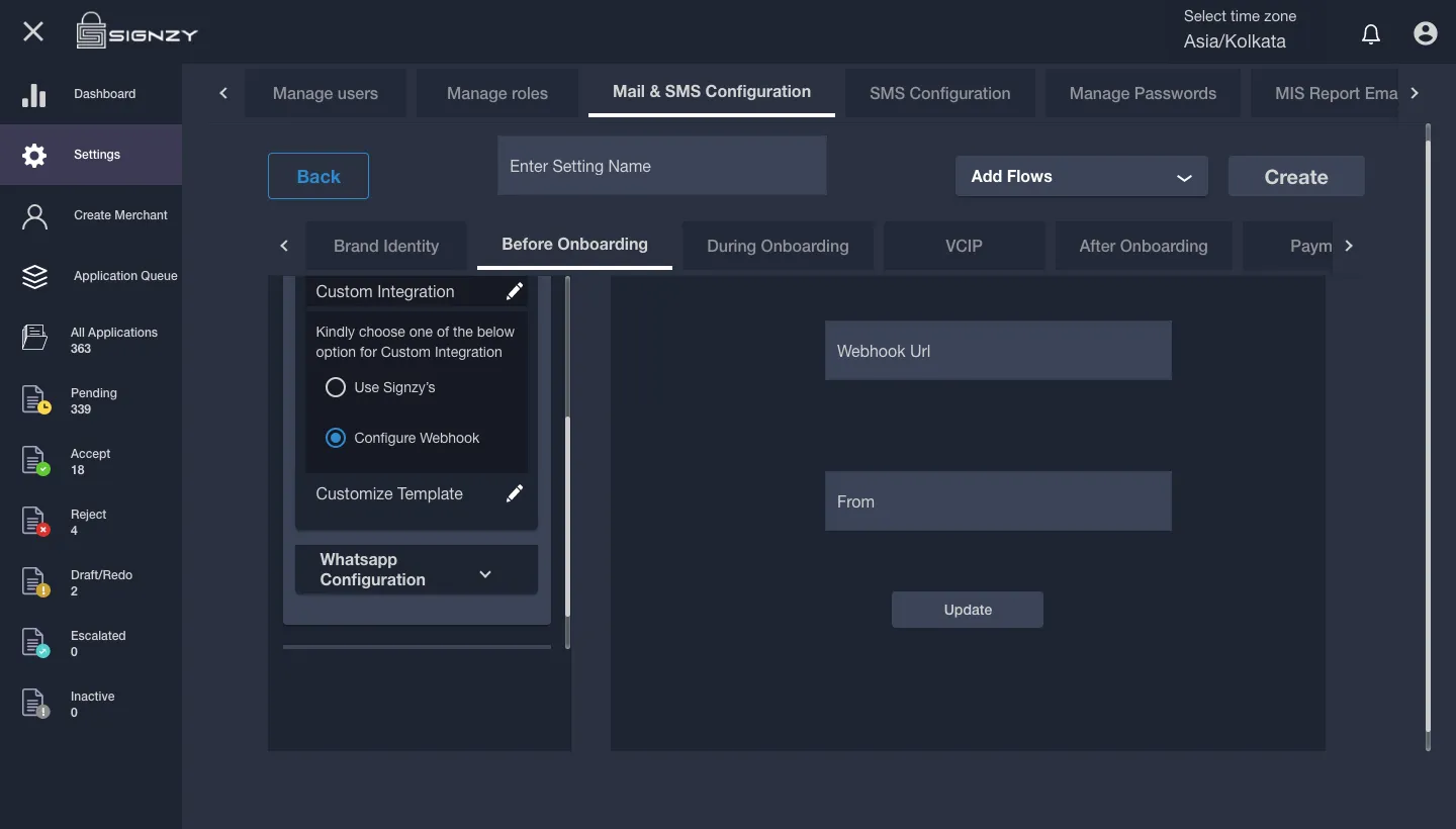 Configure Webhook