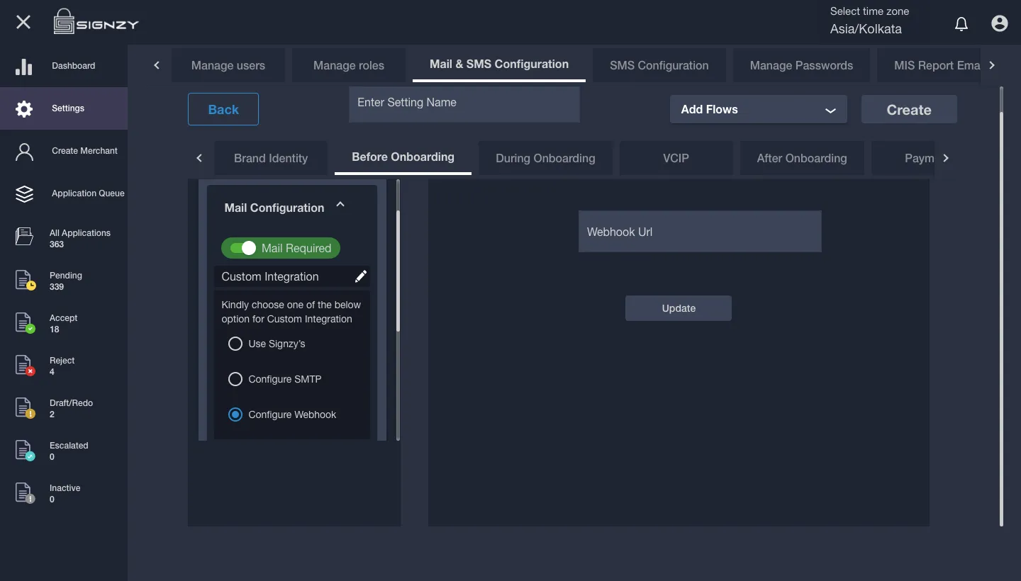 Configure Webhook