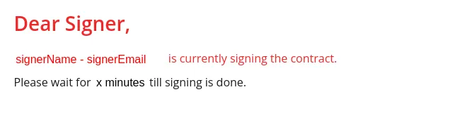 parallel eSign popup