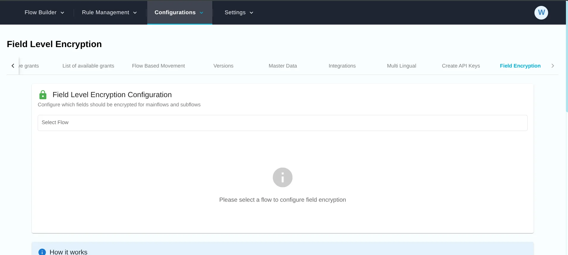 Admin Portal Configuration