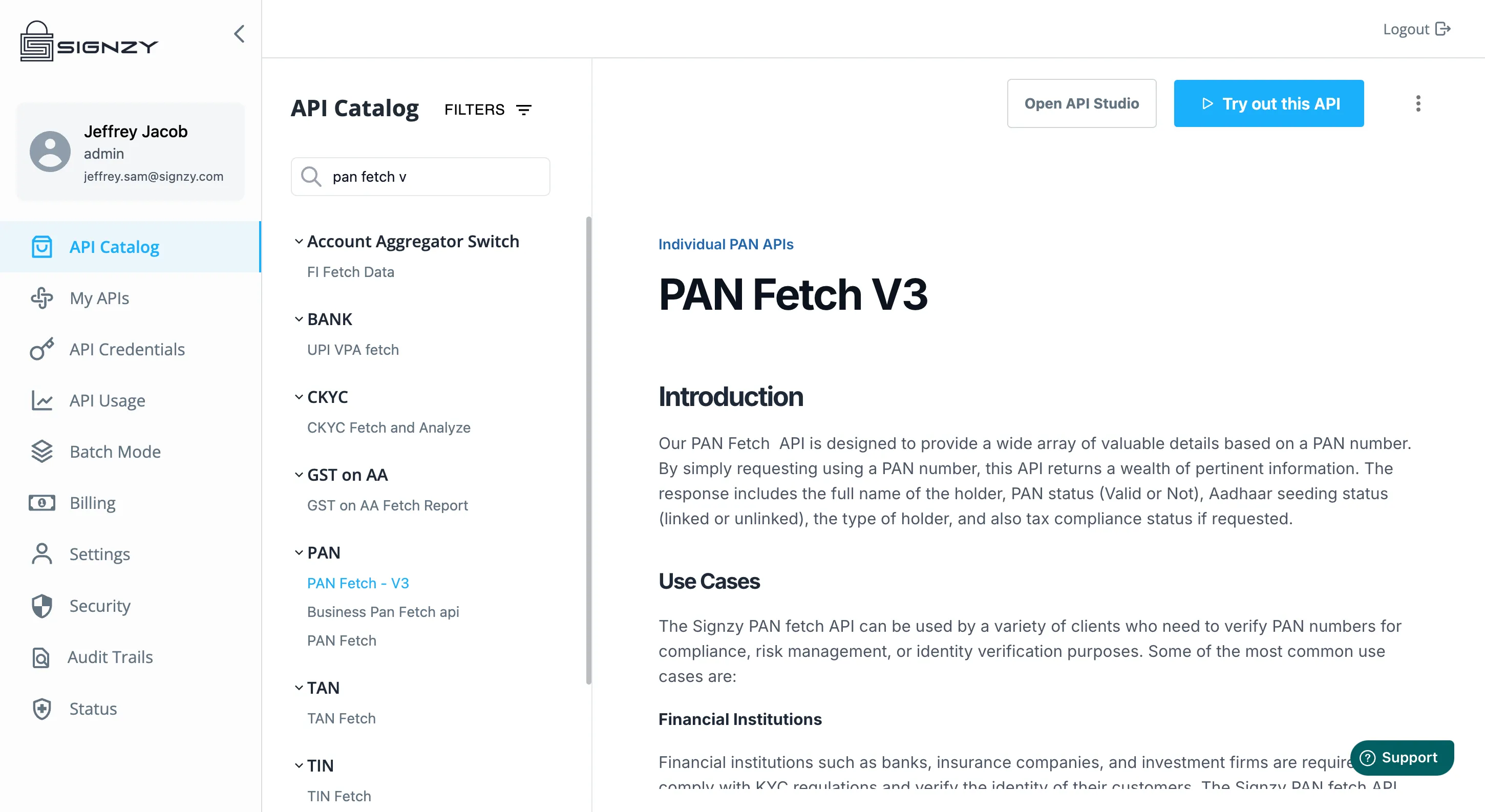 API Catalog