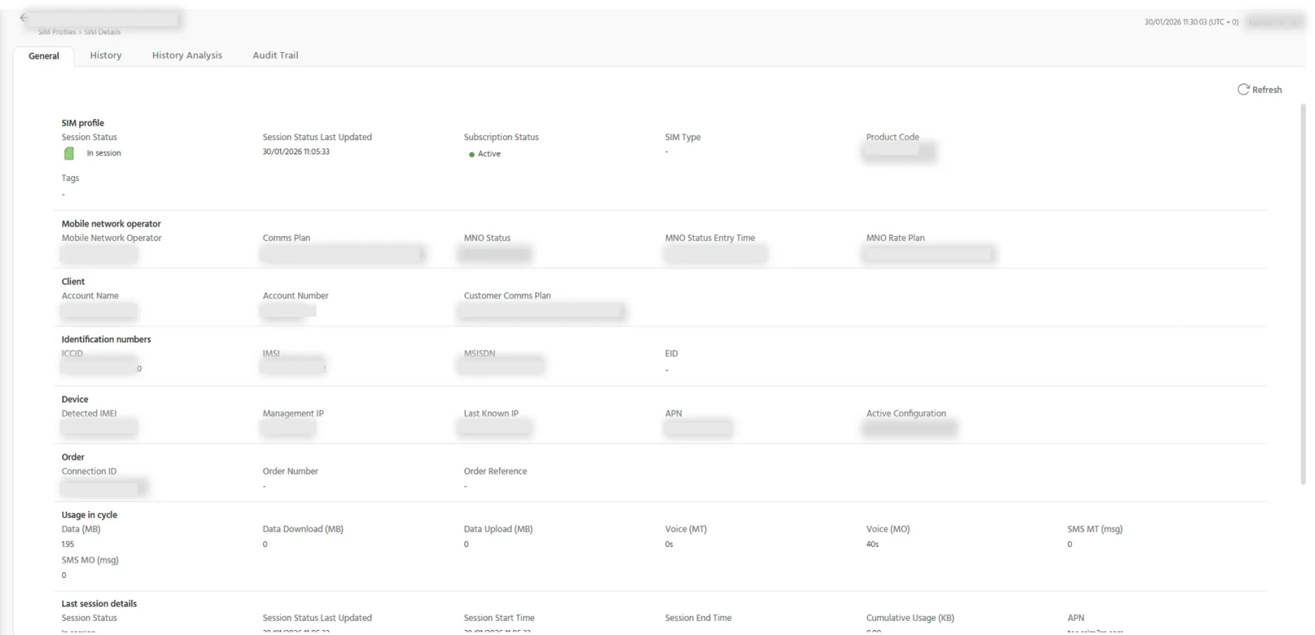 Profile Details Page