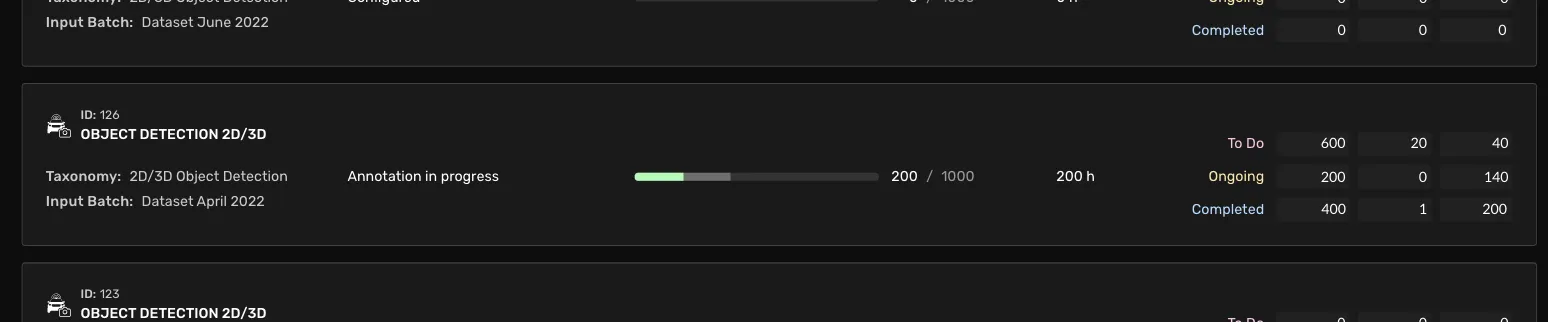 An annotation request