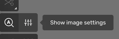 Settings location in 2D
