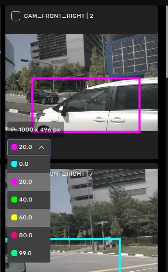 Edit property values in the thumbnail