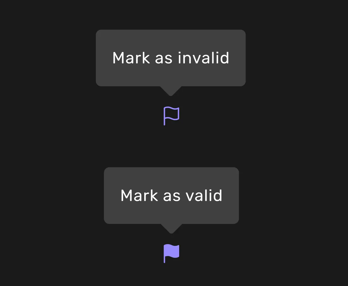 The buttons to press