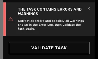 Validation message Validation message