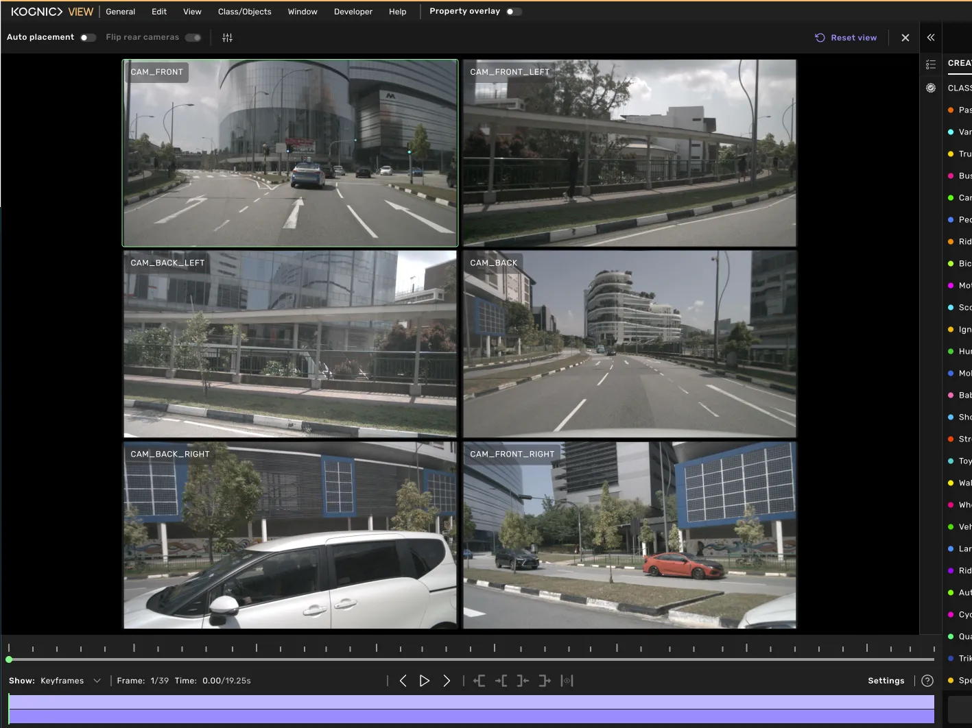 Auto placement is OFF - the cameras are packed in a grid Auto placement is OFF - the cameras are packed in a grid