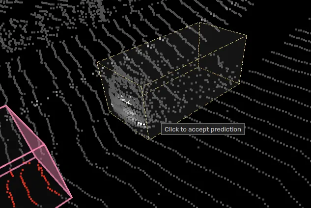 The prediction box The prediction box