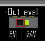Output level for CPU5 connection