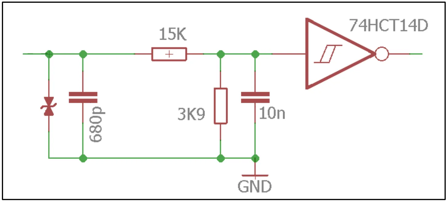AUX input circuit AUX input circuit