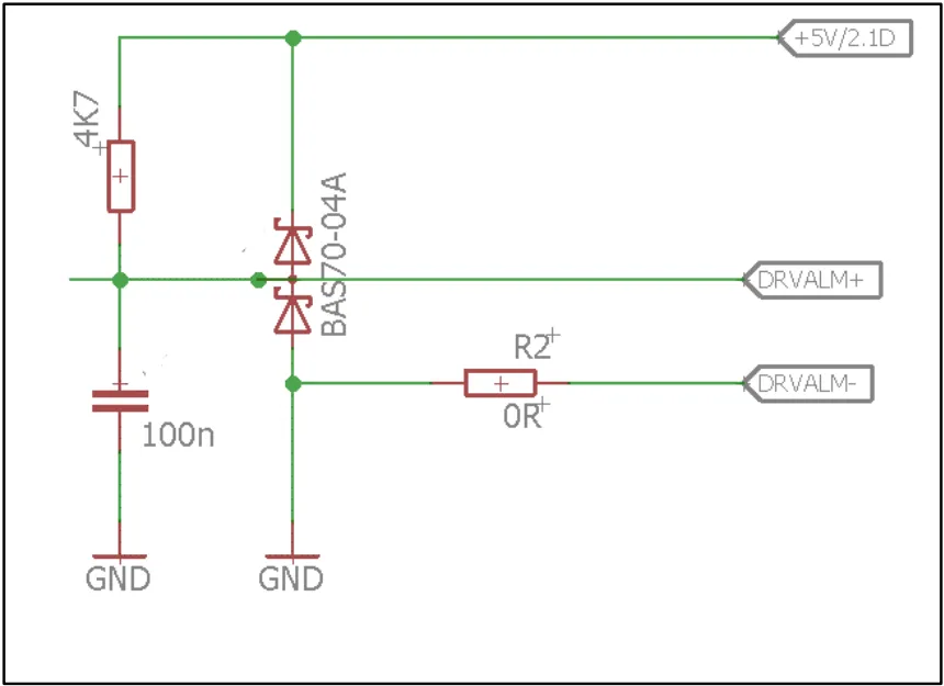 Alarm input circuit Alarm input circuit