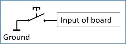 Switching HOME input in NPN mode.