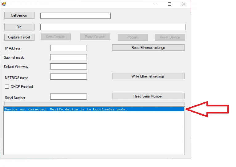Starting the upgrade tool.