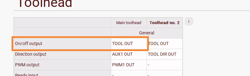 Setup -> Toolhead -> Toolhead