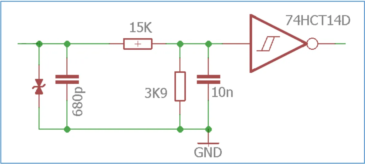 The input circuit of E-STOP The input circuit of E-STOP