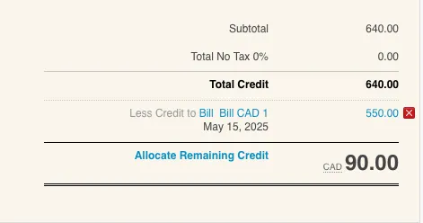 Voiding Credit Note Voiding Credit Note