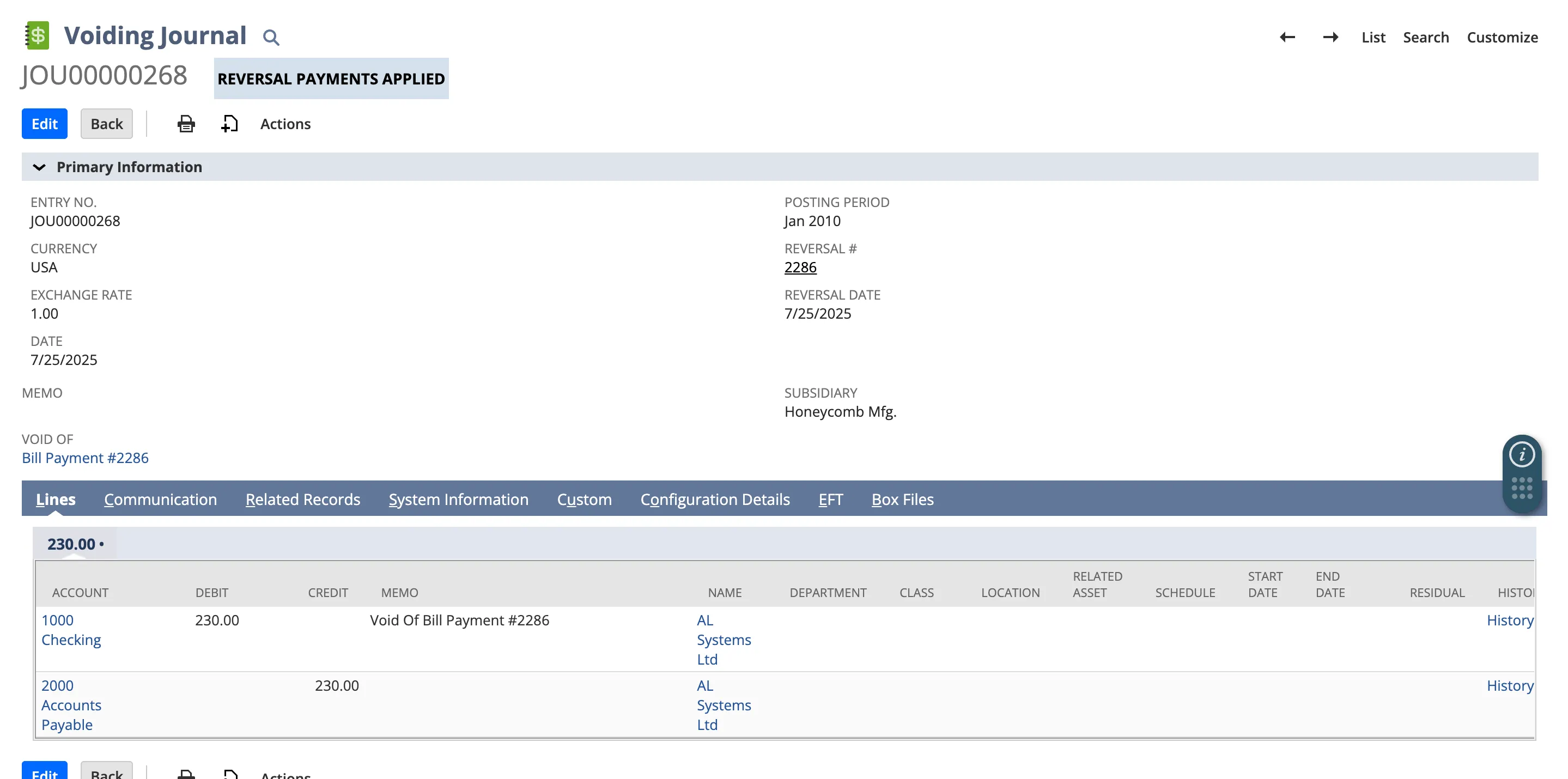 Payment Successfully Voided Payment Successfully Voided