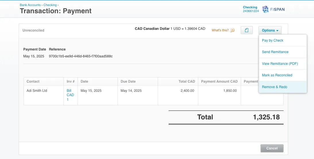 Voiding Payment Voiding Payment