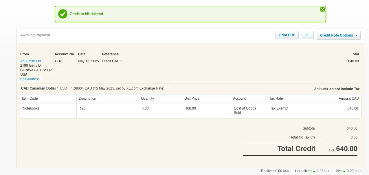 Credit Note Allocation Successfully Voided Credit Note Allocation Successfully Voided